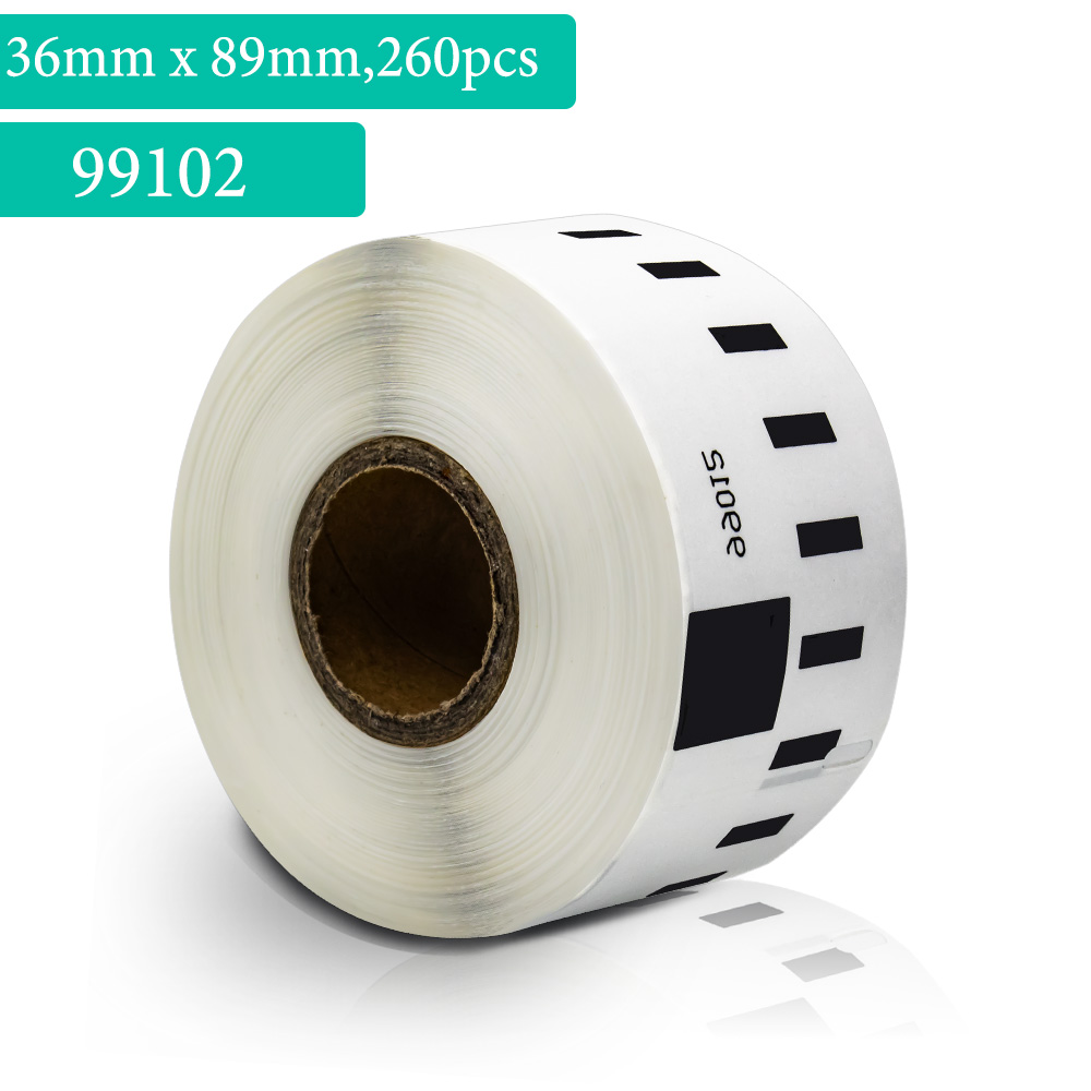 Meerdere Maten Label Roll Lw 11352 11354 30252 99010 30256 Label Compatibel Voor Dymo Labelwriter 400 450 450Turbo Label printer: 99012