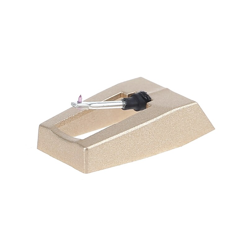 2PCS Diamond Replacement Stylus Record Player Needle For LP Turntable Phonograph Record Player Gramophone Accessories Golden