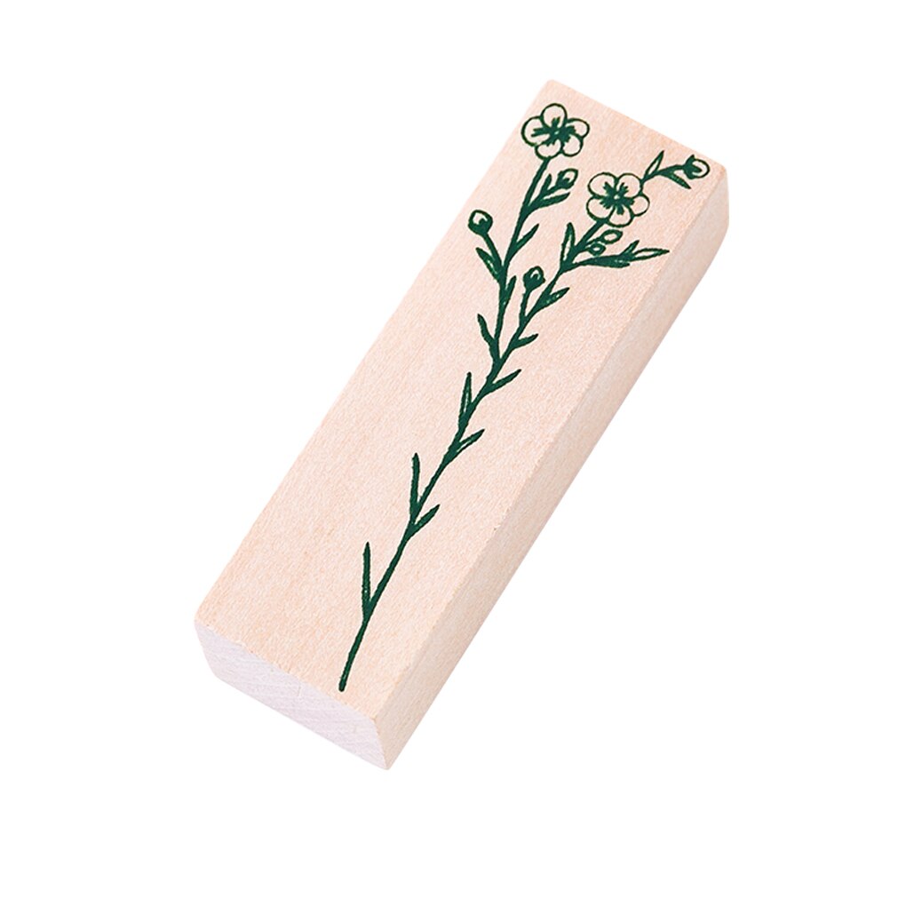 Bladeren Bos Planten Dagelijkse Planner Stempel Scrapbooking Diy Foto Maken Briefpapier Ambachten Houten Rubber Stempel