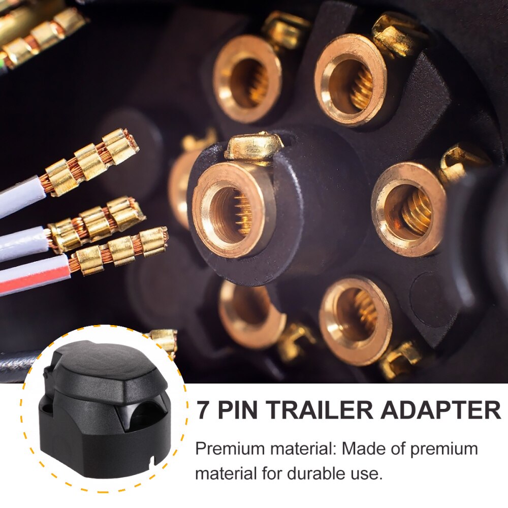 2Pcs Trailer Aansluiting Adapter Socket Draagbare Creatieve Nuttig Automobiel Tool Auto Supply Auto Gadget Voor Car Auto Trailer