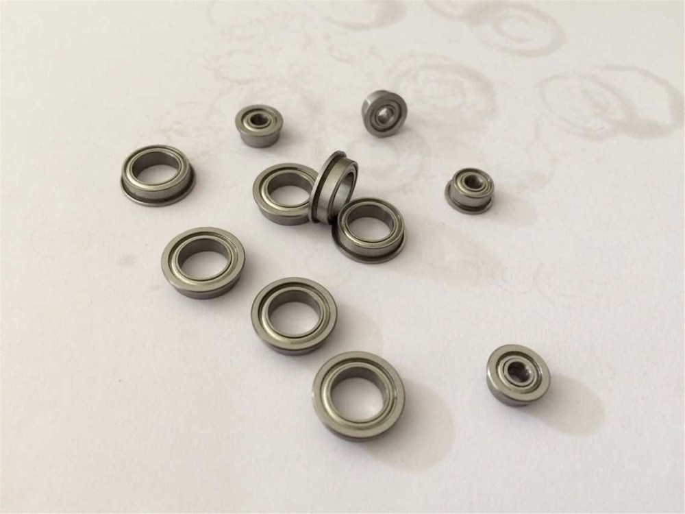5-10pcs MF52ZZ MF62ZZ MF63ZZ MF74ZZ MF83ZZ MF84ZZ To MF148ZZ Miniature Flange Bearing Thin Wall Metal Shielded Flanged Bearings