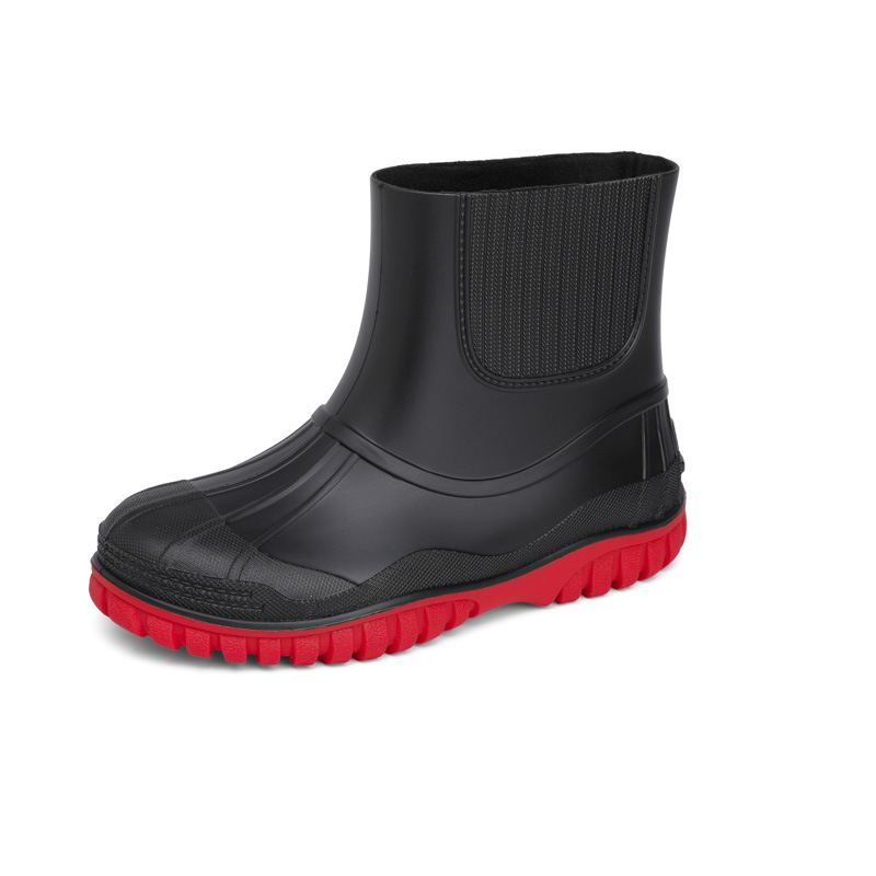 Chaussures hautes en Pvc pour hommes, imperméables, confortables, 2022