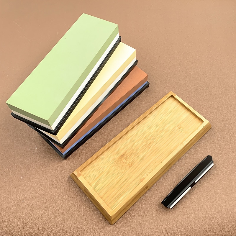 Double-sided Whetstone Set Honing Waterstone 3000 8000 grit grinding Gravel knife sharpener sharpening Whetstone