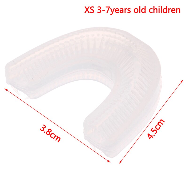 Electric Toothbrush Head Sonic Clean Replacement Toothbrush Heads Silicone Brush Teeth Heads 360 Degree U Type Automatic: for 3-7 year old