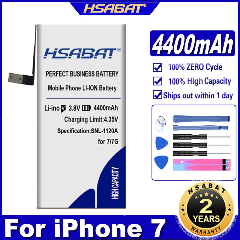 Top Brand HSABAT Newest Battery iphone SE 5 5S 5C 6 6S 7 8 X XS XR 11 / XS Max /6 6S 7 8 Plus / 11 Pro /11 Pro Max: for iphone 7