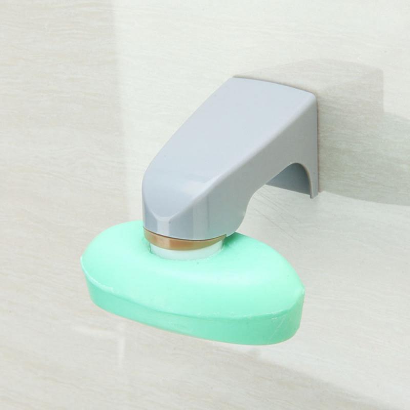1PC Magnet Seife Spender Ohne Stanzen Kreative Seife Stand Spender Kunststoff Schlecht Seife Kasten Haushalt Seife Gerichte