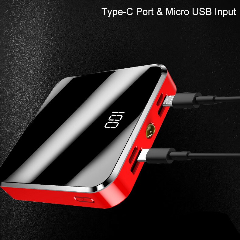 Power Bank 20000mAh Portable Charging PowerBank 20000 mAh USB Type C Poverbank External Battery Charger For Xiaomi Mi 9 8 iPhone
