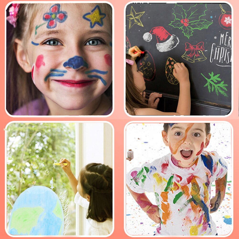 20Pcs School Family Water Soluble Dustless Chalk Drawing Crayons Pastel Office School Supplies Chalks