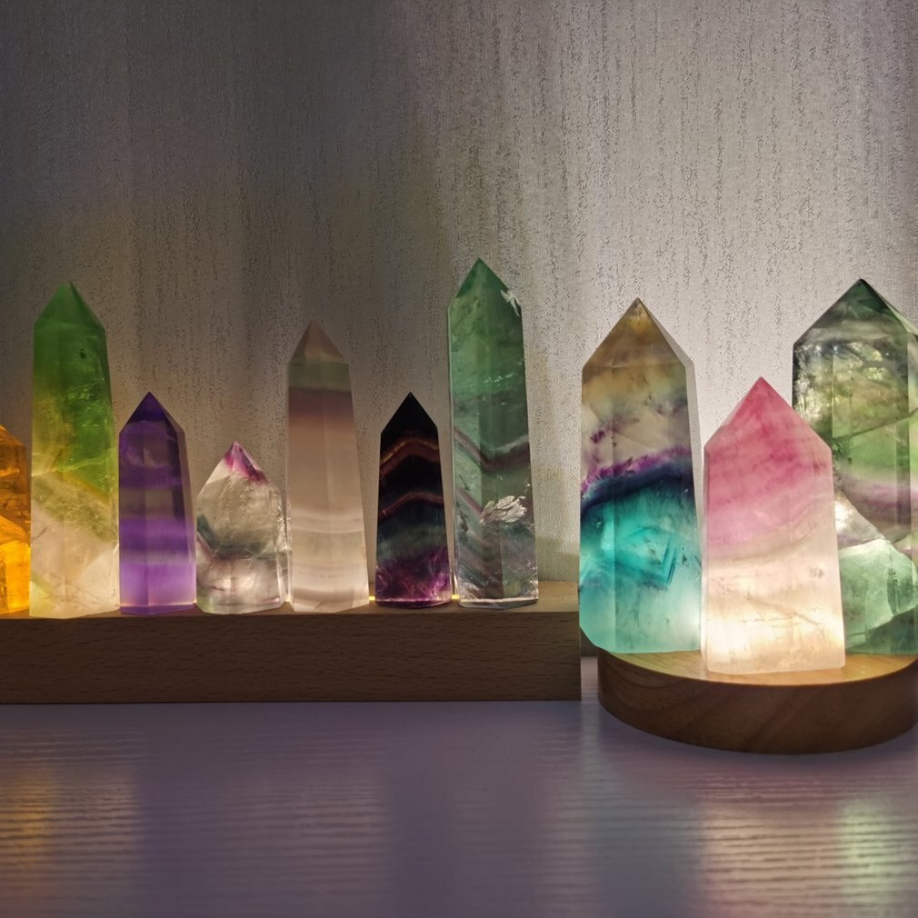 Lamp Acryl Lichtgevende Base Led Beukenhout Strip Nachtlampje Diy Houten Lamphouder Rechthoekige Lichten Houten Lichtgevende Lamp