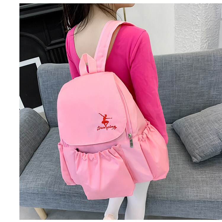 Kind tanzen Ballettröckchen Tasche für Mädchen Ballett tanzen Tasche für Mädchen Ballett Tanzen Klasse Taschen freundlicher Ballerina Schule Rucksack Kind Schulranzen