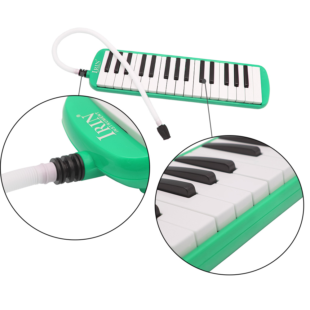 32 pianotangenter melodica musikpedagogiskt instrument för nybörjare barn barn med bärväska