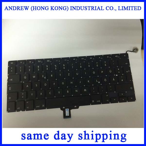 A1278 Keyboard German Keyboard For Macbook Pro 13" A1278 Germany Keyboard Working 100%