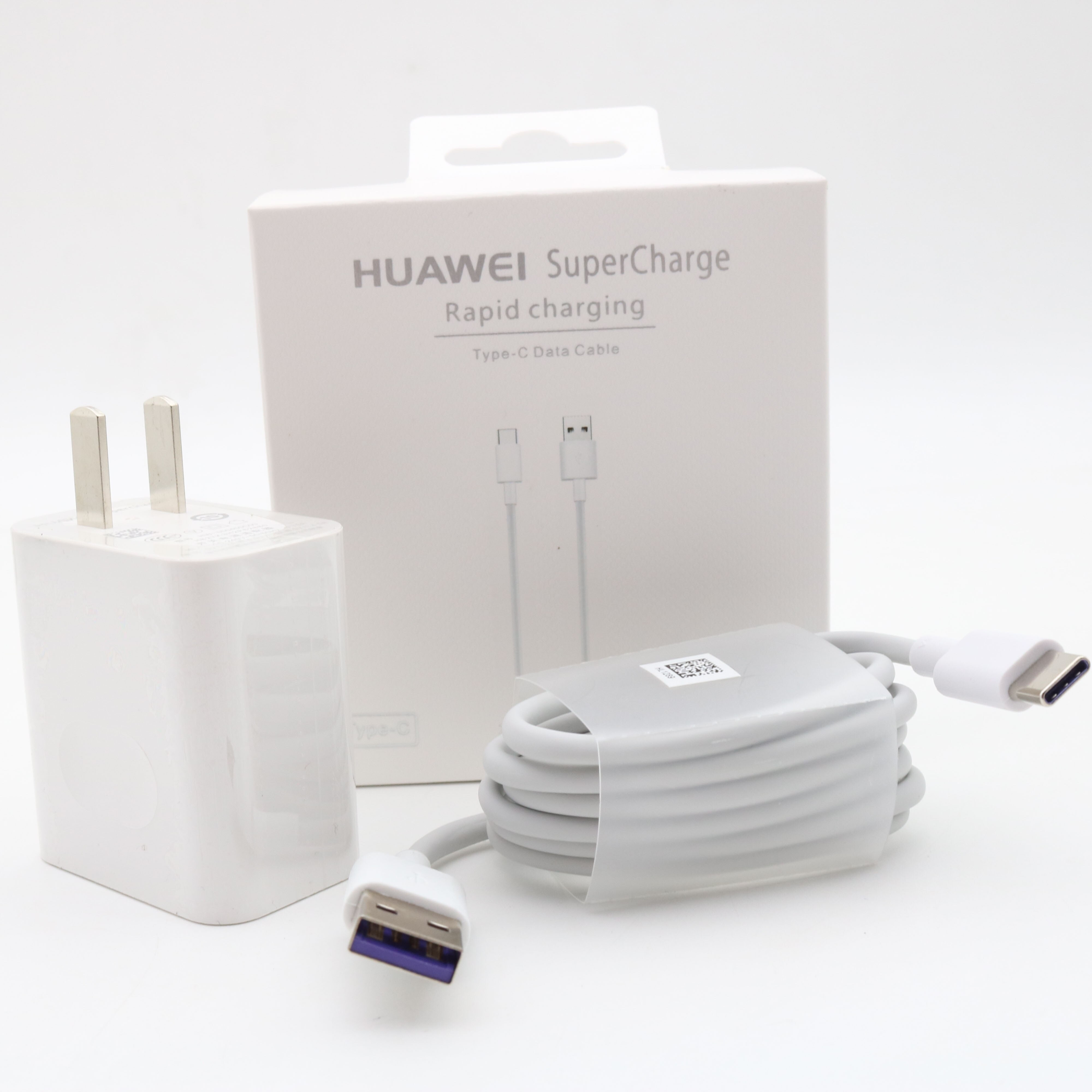 Huawei Super Charger Original USB Wall Travel Quick Fast Adapter Mate30 Mate 20X 5G 20 10 9 pro RS P30 P20 P10 P9 plus Nova5: US Charger cable set