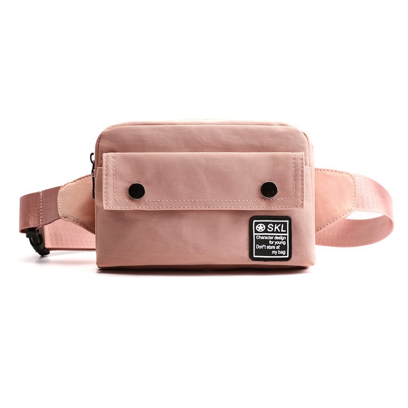 Babylili, bolsos de hombro para mujer, bolso de cintura impermeable, Crossbody Packs de pecho señora, bolsa de teléfono, Unisex, bolsa de cadera, deportes al aire libre: Pink