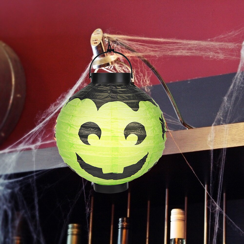 20cm nowa papierowa na Halloween dynia wisząca latarenka Eventy uroczystość przerażające akcesoria dekoracyjne DIY rękodzieło festiwal papier latarnia