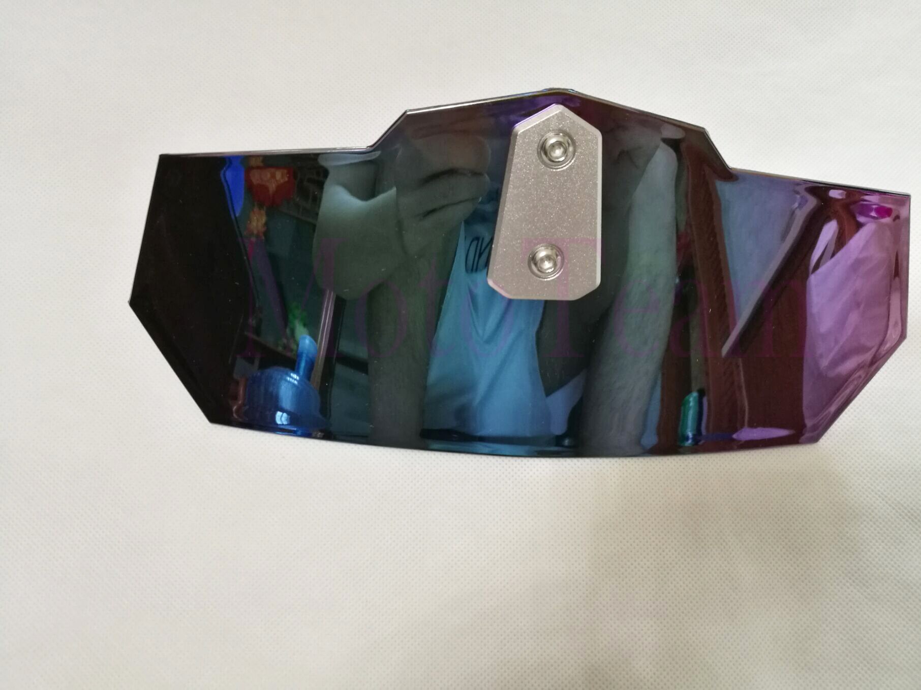 For Honda For Yamaha KTM BMW Ducati Universal Adjustable Windshield Screen Extension Deflector Moto Spoiler Wind Deflector