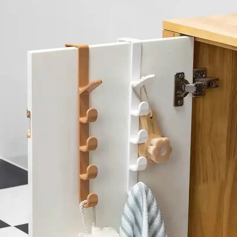 1/3 Uds perchas para ropa detrás de la puerta gancho para abrigos detrás de la puerta armario dormitorio gancho para puerta accesorios de baño