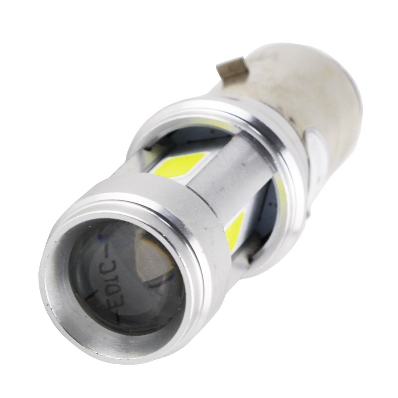 RTD E01C Motorcycle LED Bulbs BA20D S2 Headlight Dual Beam 12W 1200LM For Scooter Moped Plug and Play 3 Sides COB