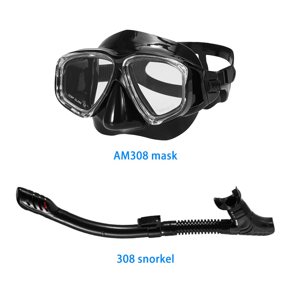 Fridykning maskbox dykning snorkelmask fall simningsmask förvaringsbox dykglasögon: Vinröd