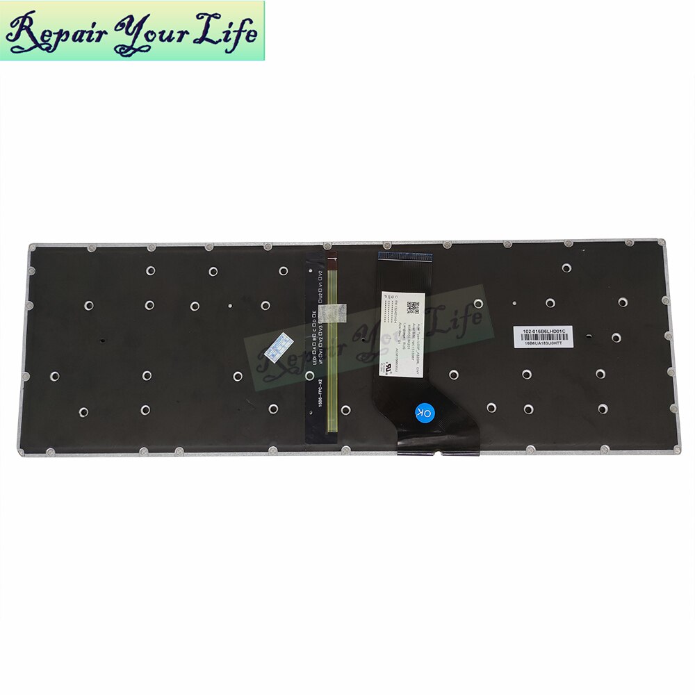 RU Backlit keyboard for Acer Nitro 5 AN515 51 52 31 AN515-53 AN515-41 42 Russian black replacement keyboards LG5P A52BRL