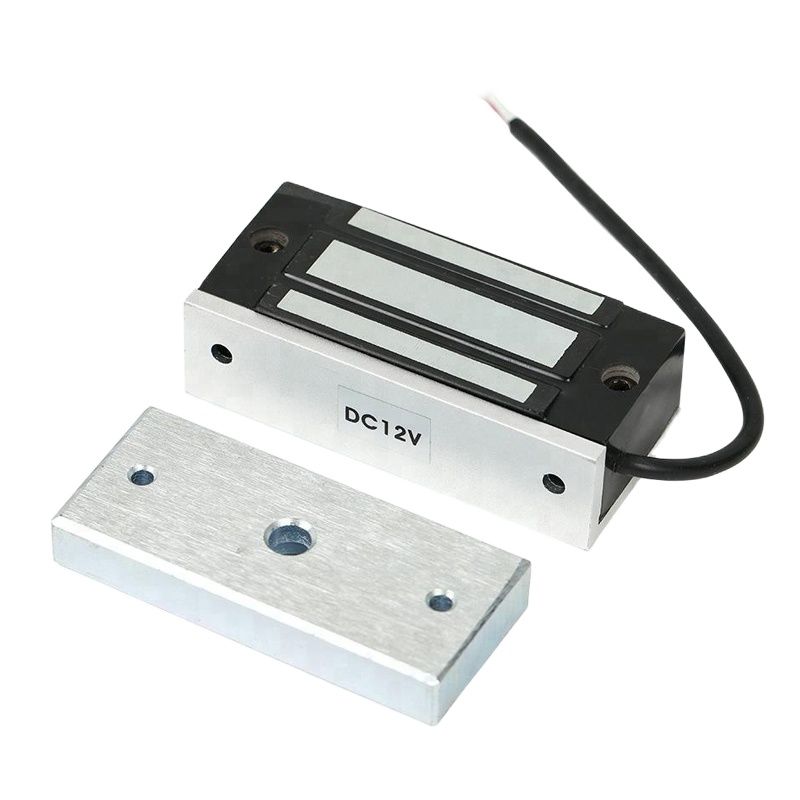 Single Door Electronic Electromagnetic Door Lock Magnetic Lock 60KG /100Lbs For Home Access Control Showcase Cabinet Glass Goor