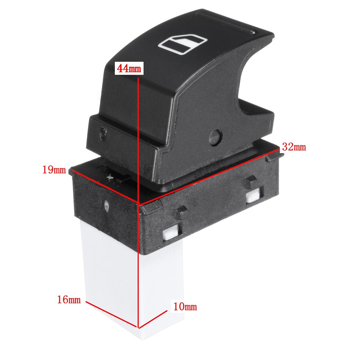 Electric Power Window Control Schakelaar Voor Vw Voor Skoda Fabia Octavia Superb Rood Licht 5J0959855