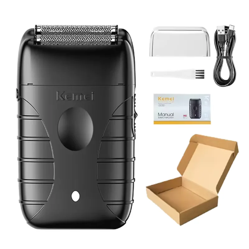 Kemei KM-2290 KM-2293 KM-T95 Cutting Machine Electric Shaver Hair Trimmers With LCD Display Men's Hair Clipper: Red