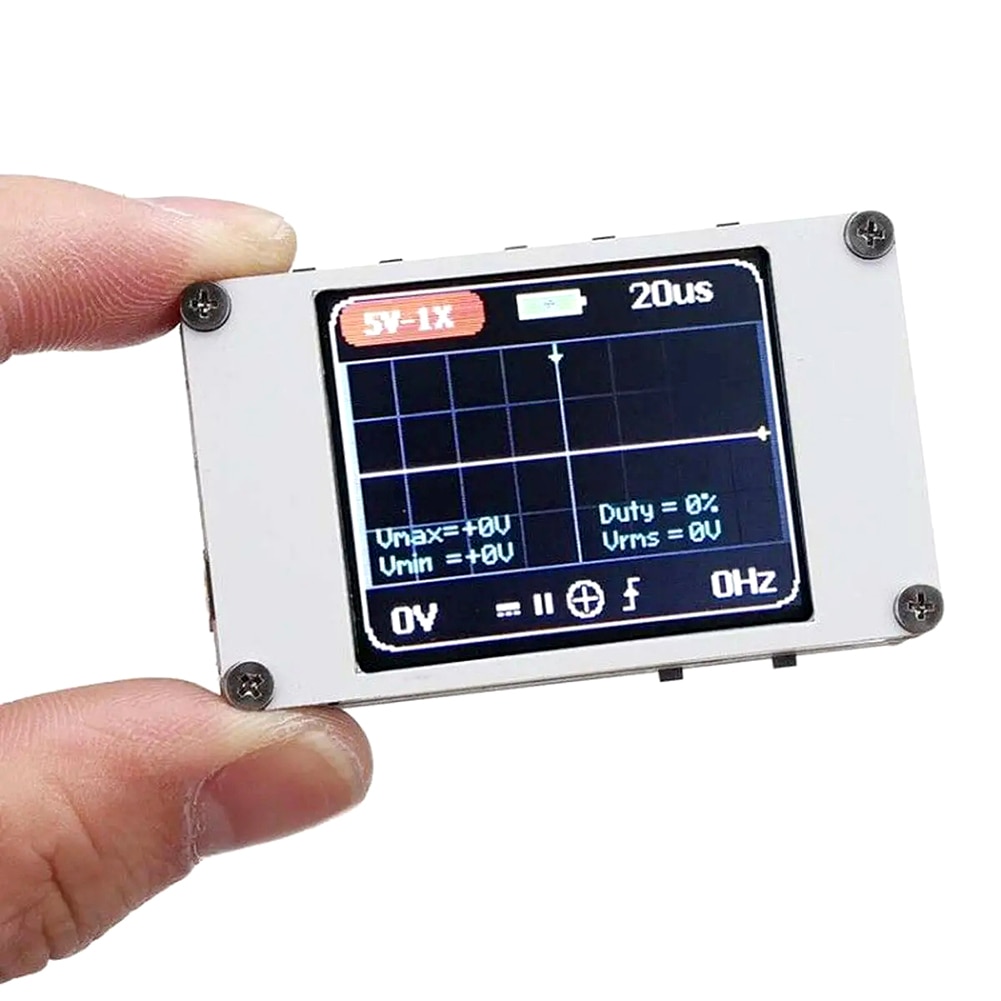 Dso 188 mini 1.8 tommer 1ch oscilloskop tft lcd-skærm digital bærbar opbevaring 1 mhz båndbredde 5m samplingsfrekvens