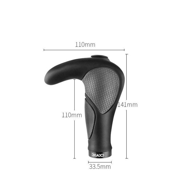 Ergonomic Bike Handlebar Grips 19mm Soft Rubber Non-Slip Grips Double Lock Comfortable Long Rides Suitable Road Bikes Bmx Mountain Perfect Cycling Enthusia