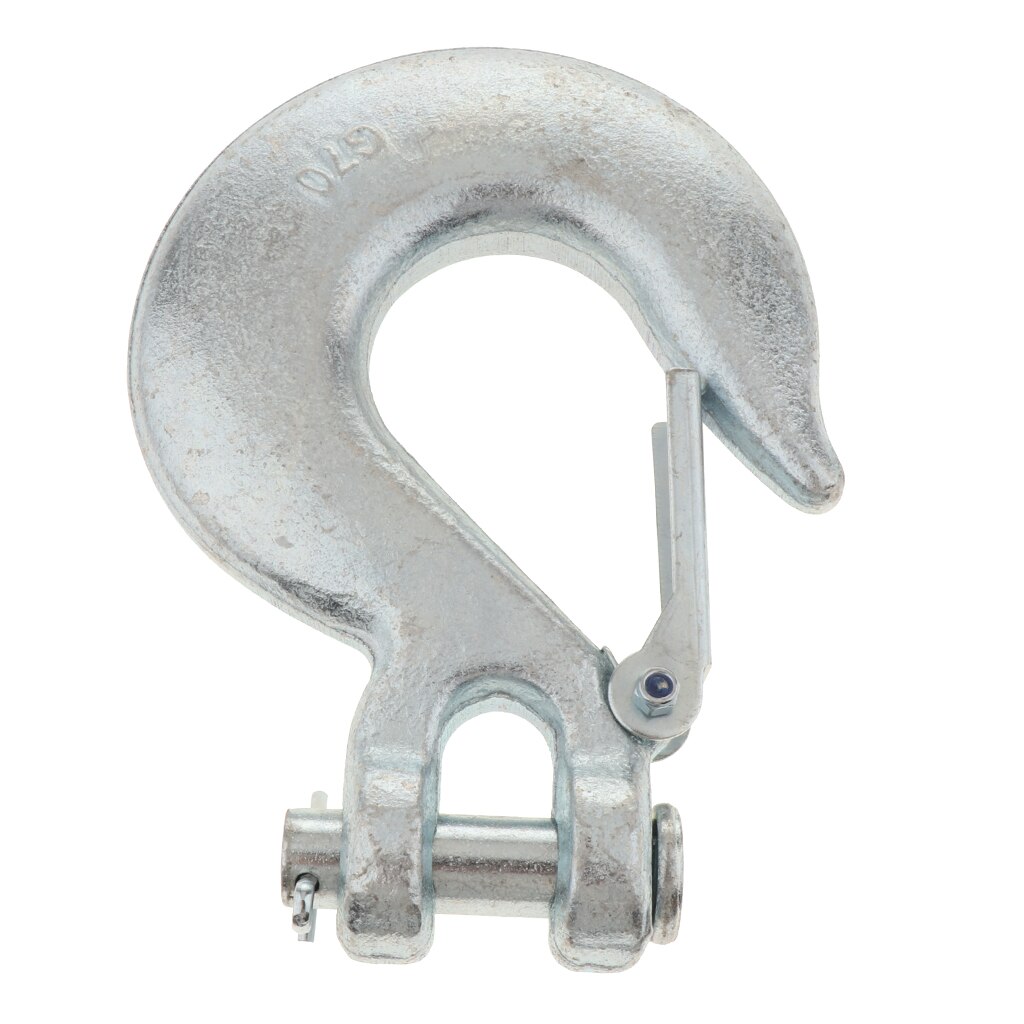 1/2" Half-Link Safety Latch Swivel Winch Hook 4X4 Application Newly