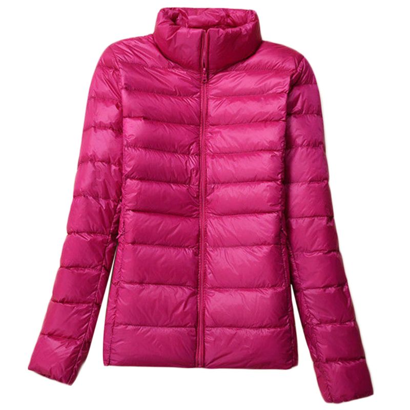 Mujer Uniqlo estilo pato abajo ligero prendas de vestir exteriores de invierno chaqueta Puffer nueva: RR / M