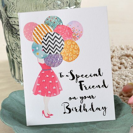 Birthday greetings card mini valentine's day message thank you small CARDS Pink girls CARDS flowers lipstick flamingos: style 5