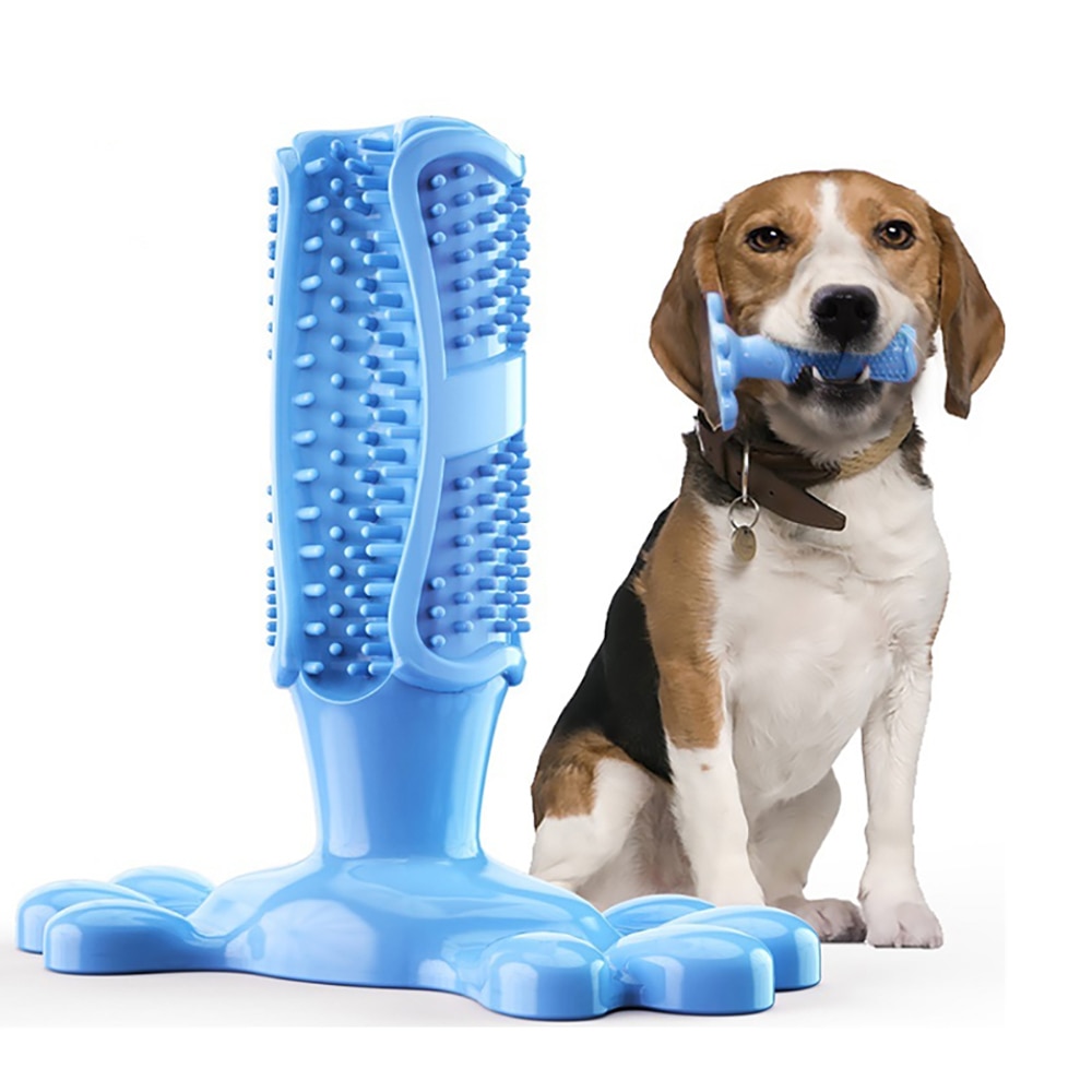 Juguetes para masticar goma para perros, cepillo dental para perro, Limpieza de dientes, palo de cepillado para mascotas, suministros para perros, Juguetes para perros para cachorros