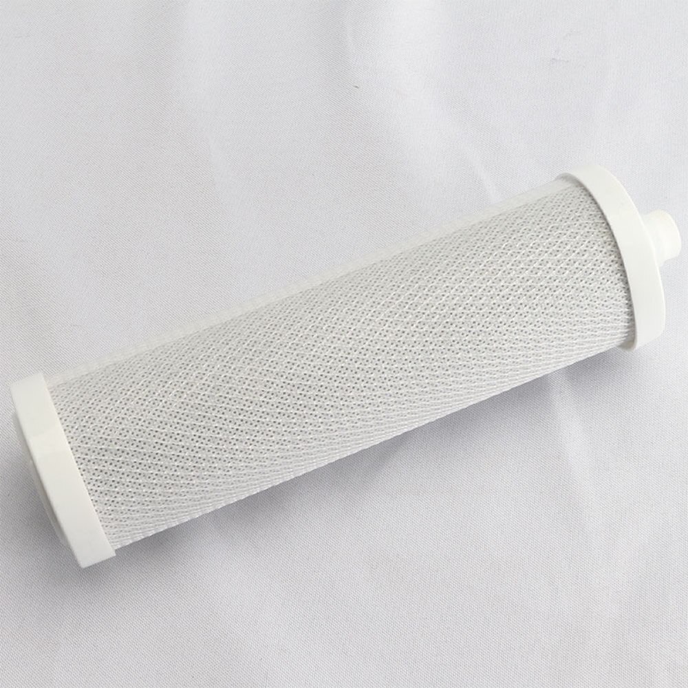 2 PCS 10 inch plug-in water purifier filter compressed activated carbon filter slot CTO filter sintered carbon universal filter