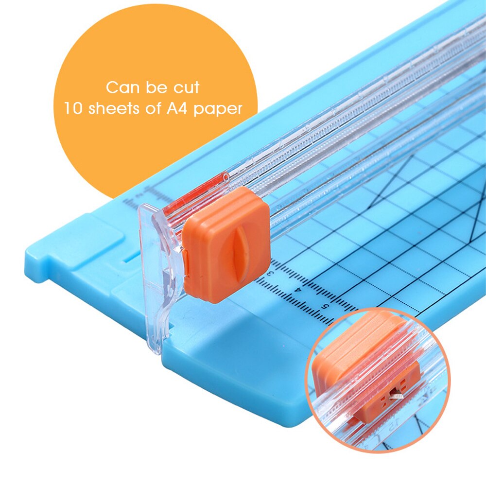 A4 A5 Papier Cutter Cut Kantoorbenodigdheden Plastic Zwart Verstelbare Hoek Met Crop Heerser Cutting Mat Machine Liniaal Verborgen blade