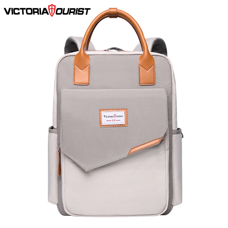 Victoriatourist Rugzak Vrouwen Mode Rugzak Multi-layer Ruimte Veelzijdig Voor Reizen Leisure Werk School 15.6 "Laptop Geschikt