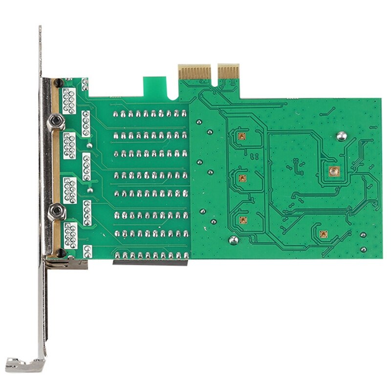 Carte réseau Gigabit 4 ports 4 ports RJ45 adaptateur réseau PCI-E PCI Express avec Realtek 8111H TXA066