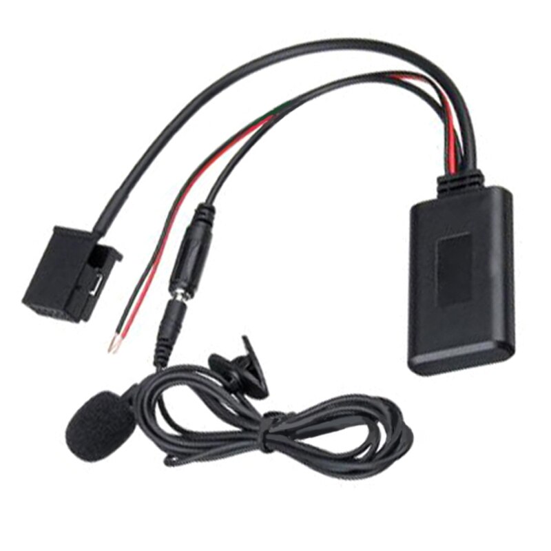 Bluetooth AUX Input Adapter Smartphone Calling Handsfree Microphone Cable L41A