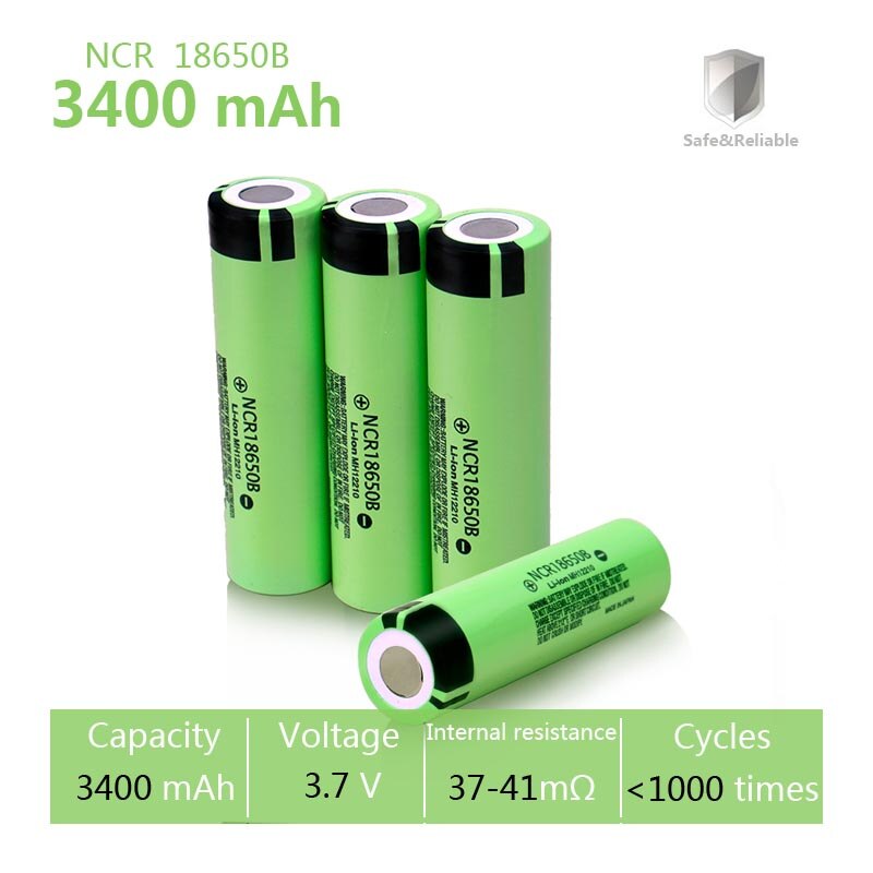 Original NCR18650B 3.7V 3400mAh 18650 Battery Lithium Rechargeable Battery Welding Nickel Sheet DIY Battery Pack 18650 Power