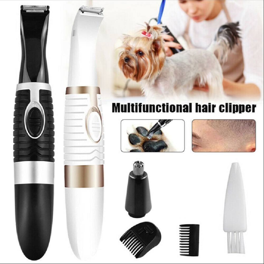 Groom Clipper for Small Areas Hair Cut 3 in 1 Shaver Hair Clipper Nose Hair Trimmer