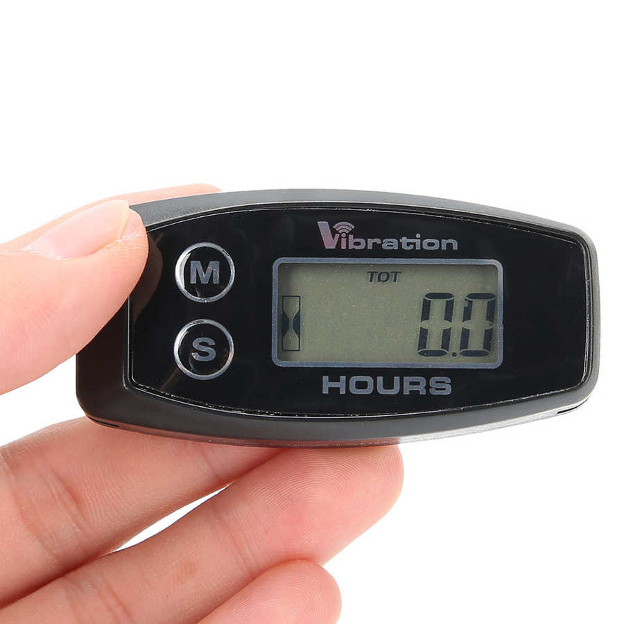 digital clock auto car dash clock Hour Meter Waterproof Vibrating Wireless Timing System for Motorcycle ATV -HM015B clock