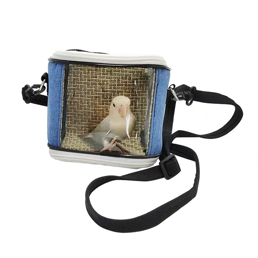 Cage de Transport d&#39;oiseaux de compagnie, sac de voyage Portable pour petits animaux, Transport de perroquets, écureuil léger et respirant, accessoires pour animaux de compagnie