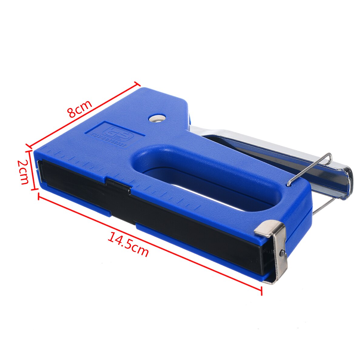 Mini grapadora de grapas de mano, herramienta de encuadernación, Extractor de clavos, para escuela y oficina, 100 piezas, 6mm