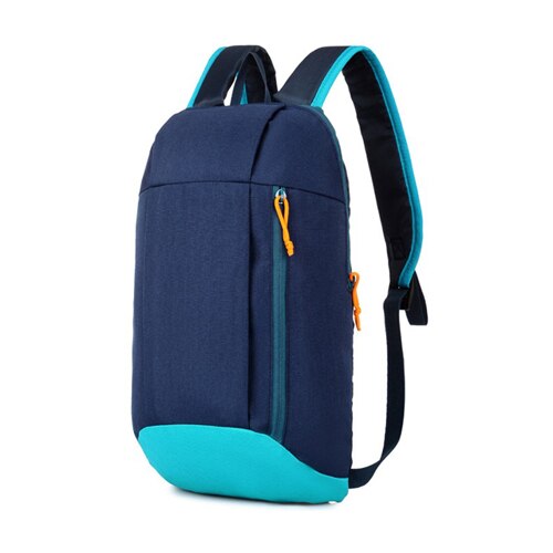 Sport gymväska för män kvinnor ryggsäck nylon hona rosa svart konditionsträning resor shopping stad promenader barn liten påse de: Plommon
