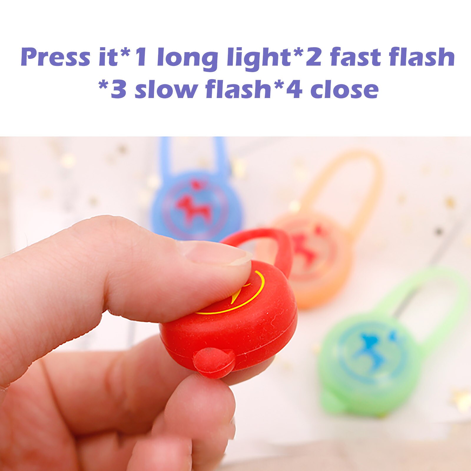 Collar de silicona para perro, luz Led nocturna, resistente al agua, arnés estroboscópico de seguridad para mascotas, luces para caminar