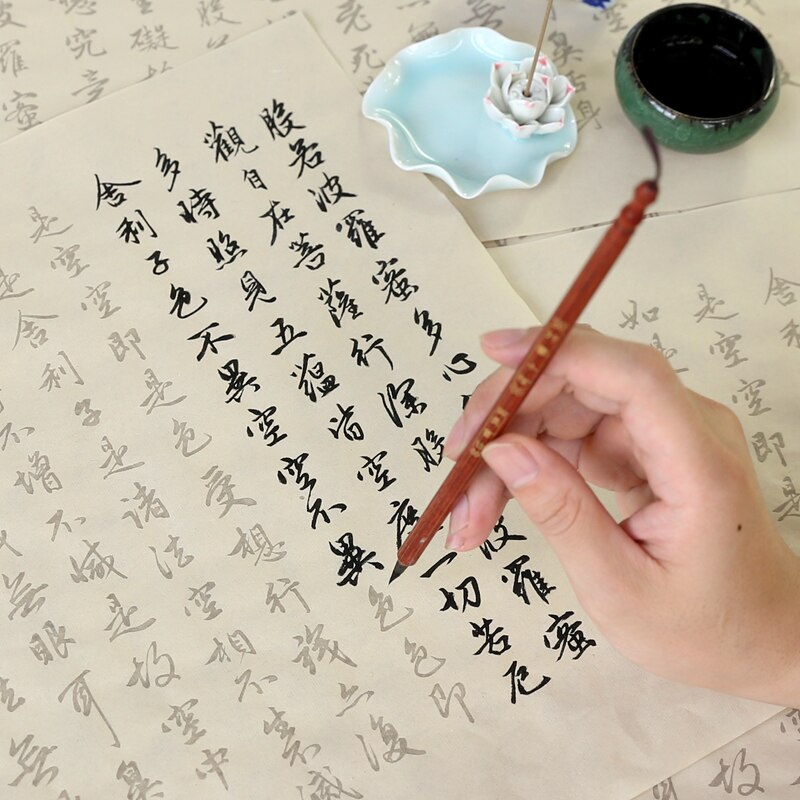 Adult Regular Script Calligraphi Copybook 30pcs Brush Calligraphie Copybook Beginner Chinese Calligraphy Practice Poem Copybook