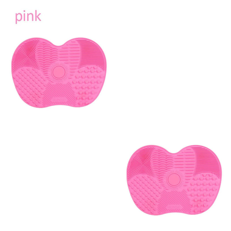 Silikon Pinsel Reiniger Kosmetik Make-Up Waschen Pinsel Gel Reinigung Matte Foundation Make-Up Pinsel Reiniger Pad Scrubbe Board: Gold