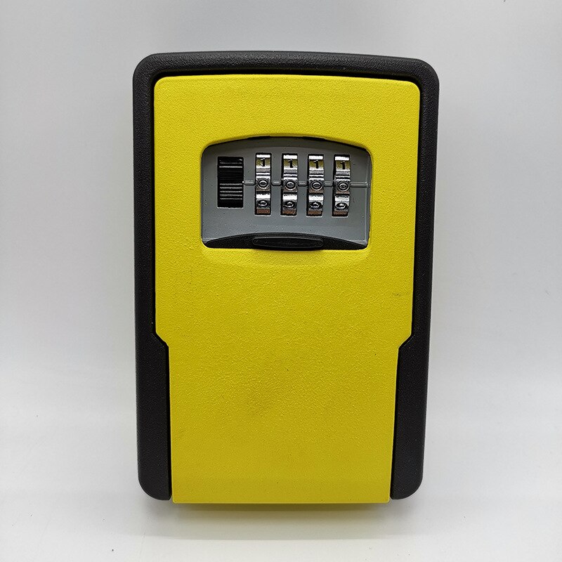 Big size Key Safe Storage Organizer Boxes with 4 Digit Password Spare Keys Metal Secret Organizer Box Home Office Key Hidden