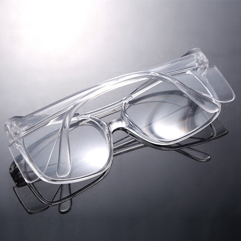 Klare ventilerede beskyttelsesbriller øjenbeskyttelse beskyttende laboratorium anti-tåge briller helt gennemsigtige anti-shock beskyttelsesbriller