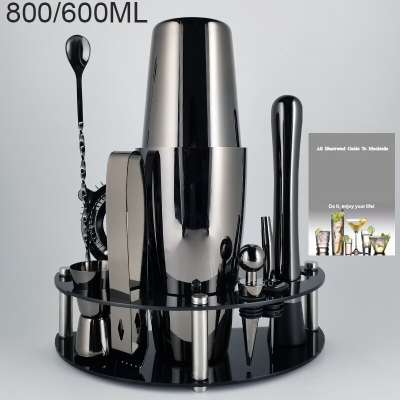 Martini Trinken Boston Edelstahl Shaker Home Bar Werkzeuge 800/750/600/450ml Cocktail Shaker Set bartender Kit Stehen